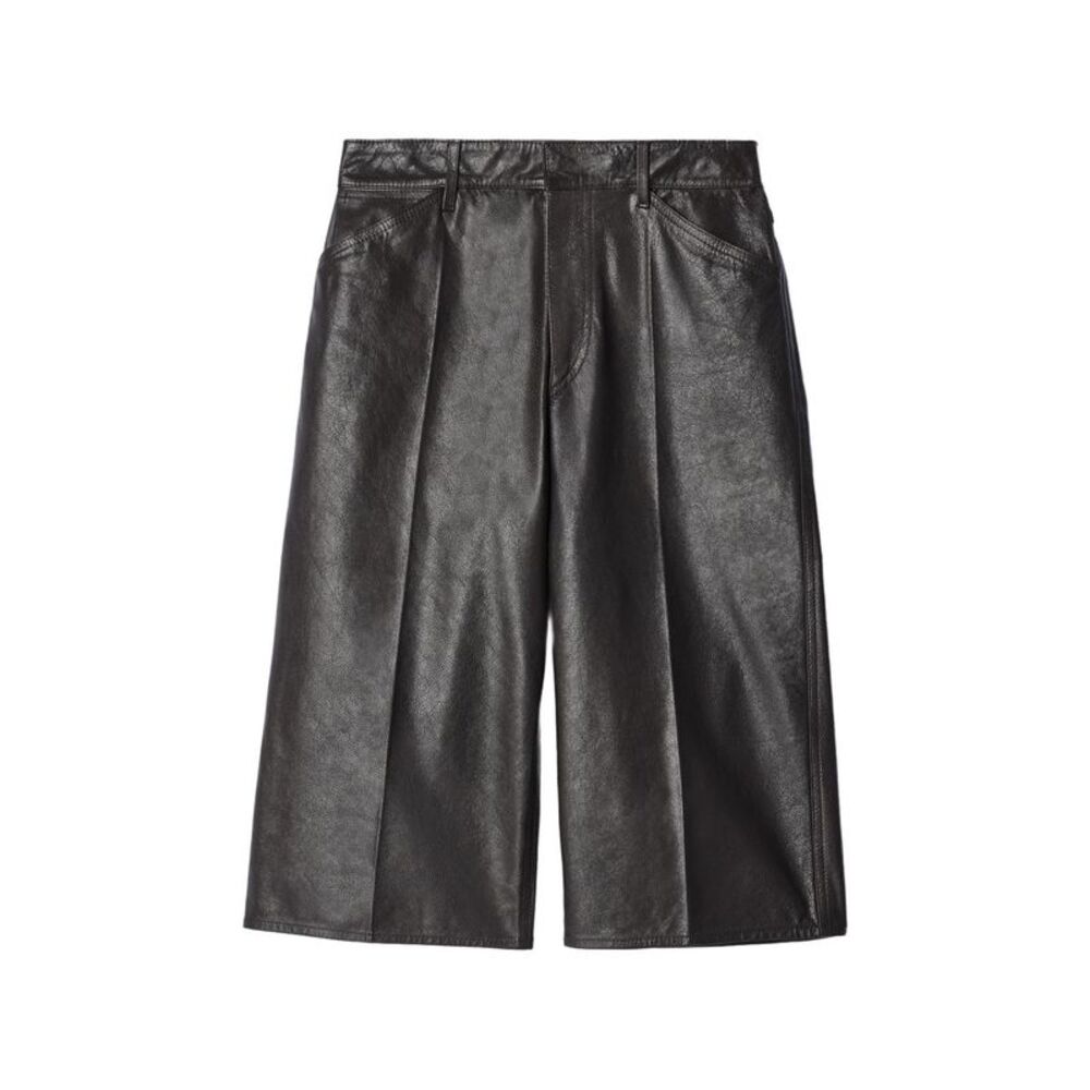 Lemaire Women Leather Bermudas